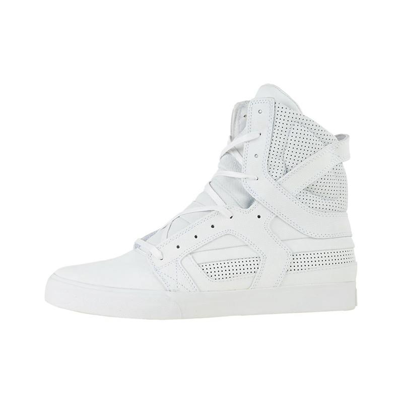 Buty Supra SKYTOP II - Sneakersy Wysokie Damskie - Białe (XRMA-23190)